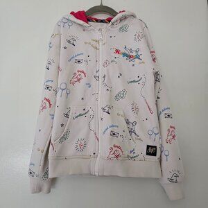 Harry Potter Full Zip Hoodie Fleece Pockets Children's Kids 8 Years M&S UK